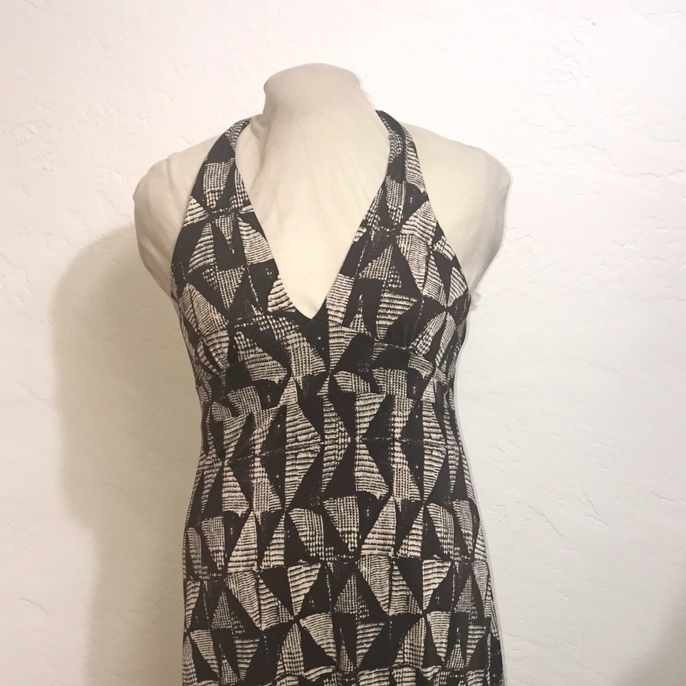 SATIN HALTER DRESS